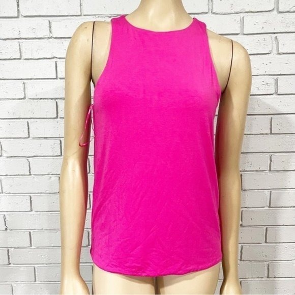 J.Crew Women's Pink FormKnit Cutaway Tank Top - Size Large - Picture 9 of 10